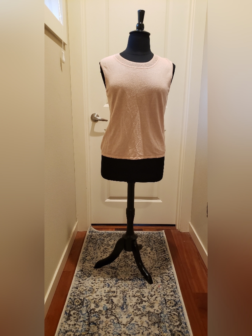 Ruby Rd. Women's Sleeveless Knit Tank Top - Blush Pink